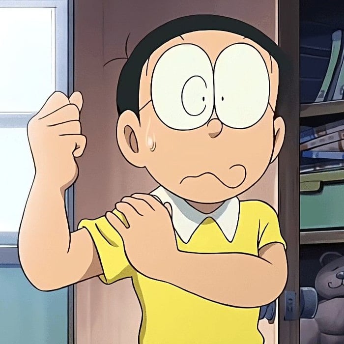 Nobita trong anime vô cùng phong cách