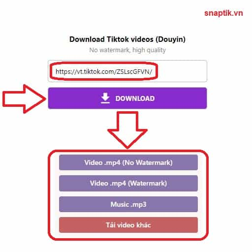 Snaptik App - Tiktok downloader - Unduh Video Tiktok tanpa Watermark