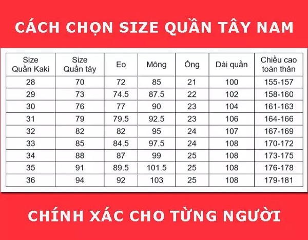 Size L là bao nhiêu kg mặc vừa? Bảng size quần áo nam chi tiết