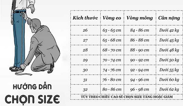 Size L là bao nhiêu kg mặc vừa? Bảng size quần áo nam chi tiết