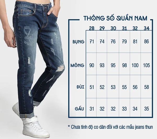 Size L là bao nhiêu kg mặc vừa? Bảng size quần áo nam chi tiết