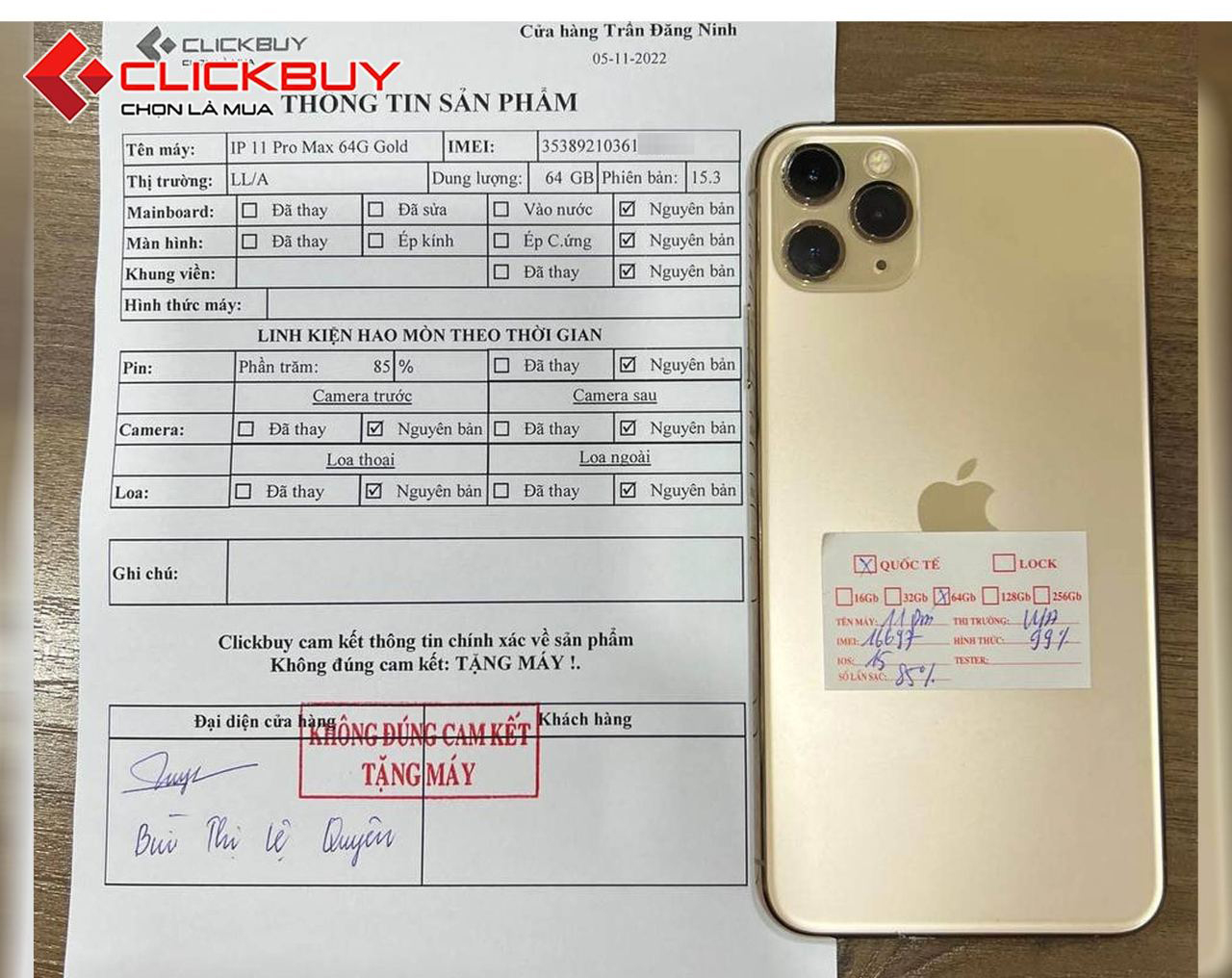 iPhone 11 Pro Max 256GB cũ đẹp 99% - Không zin tặng máy