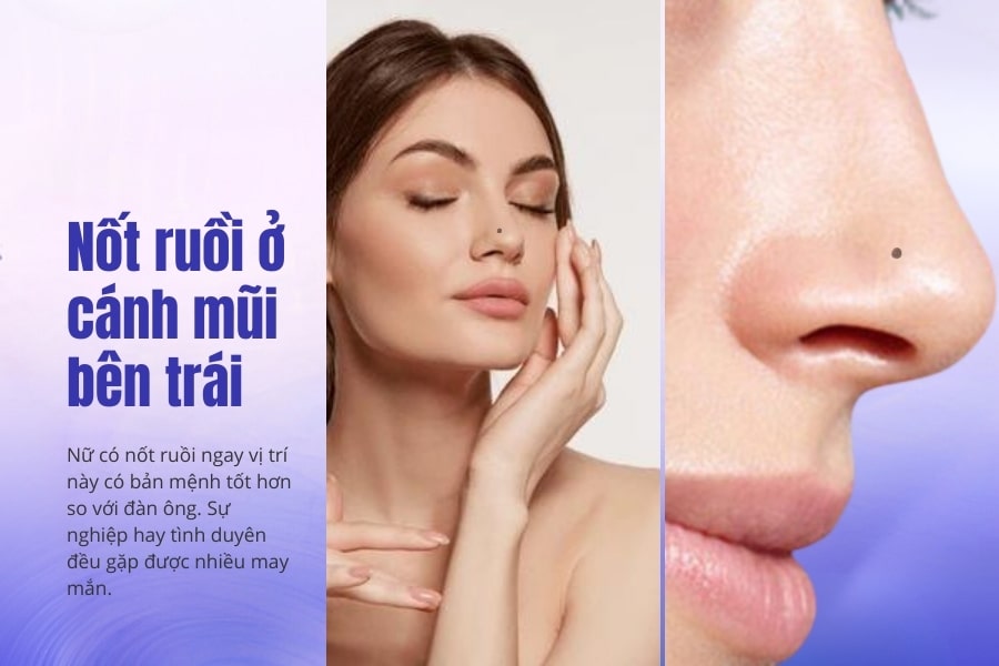 Giải mã ý nghĩa nốt ruồi trên mũi đàn ông và phụ nữ 