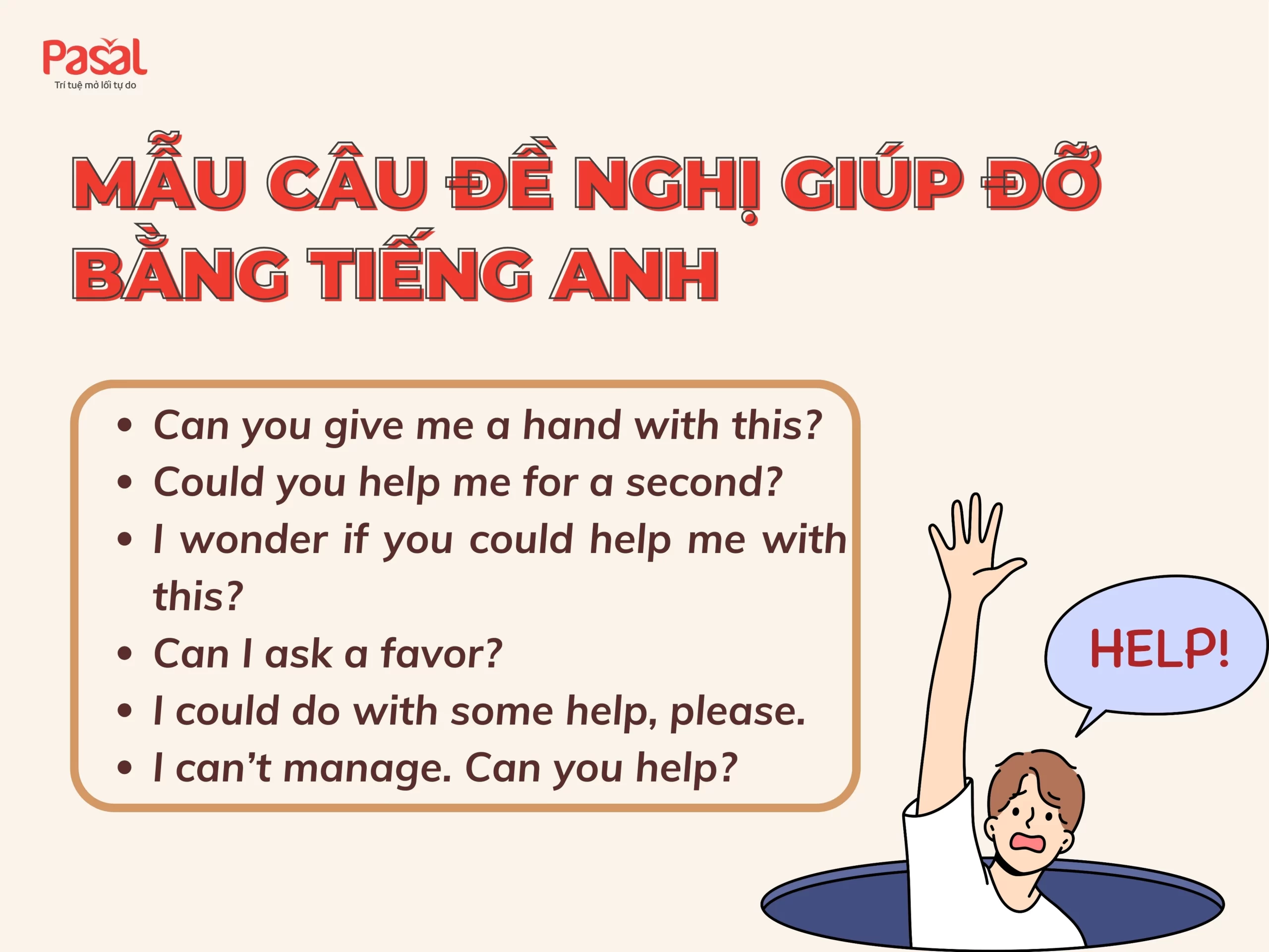 Tiếng Anh giao tiếp: Đề nghị sự giúp đỡ