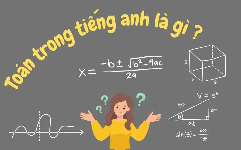 TÌM HIỂU TOÁN TRONG TIẾNG ANH LÀ GÌ?