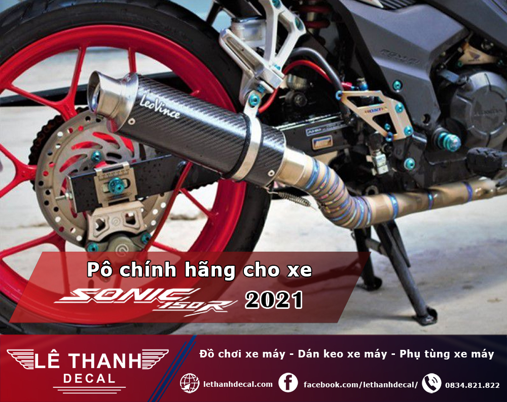 Đồ chơi xe máy Sonic và những phụ kiện cần lắp đặt hiện nay