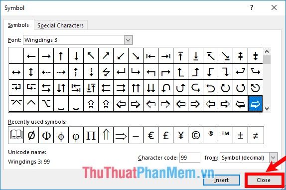 Nhập ký hiệu phi và các ký tự đặc biệt trong Excel