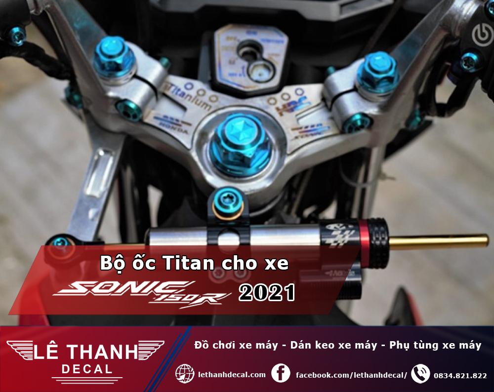 Đồ chơi xe máy Sonic và những phụ kiện cần lắp đặt hiện nay