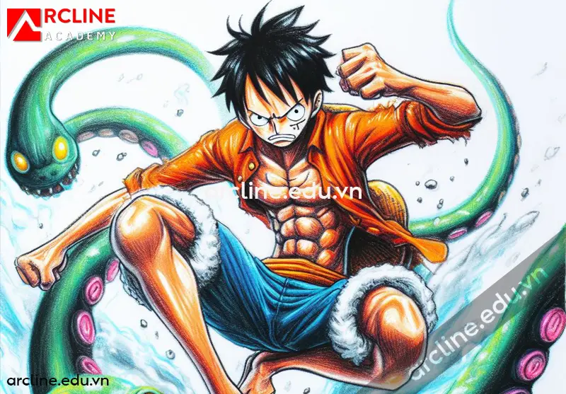 Hướng Dẫn Cách Vẽ Luffy Đơn Giản Vẽ Vua Hải Tặc