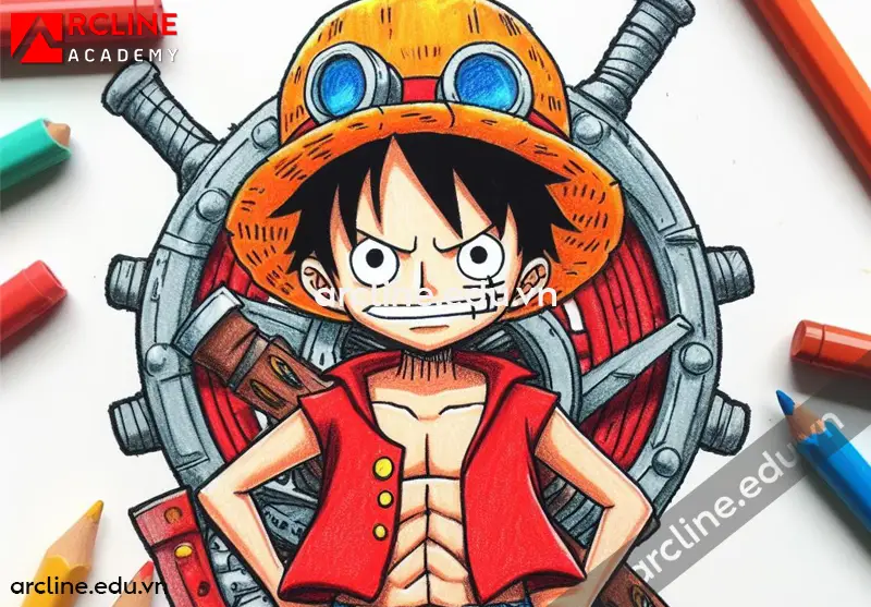 Hướng Dẫn Cách Vẽ Luffy Đơn Giản Vẽ Vua Hải Tặc