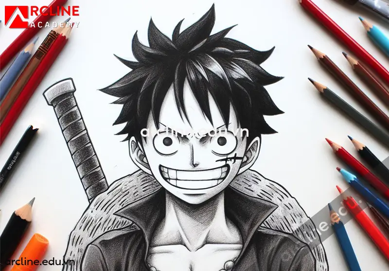 Hướng Dẫn Cách Vẽ Luffy Đơn Giản Vẽ Vua Hải Tặc