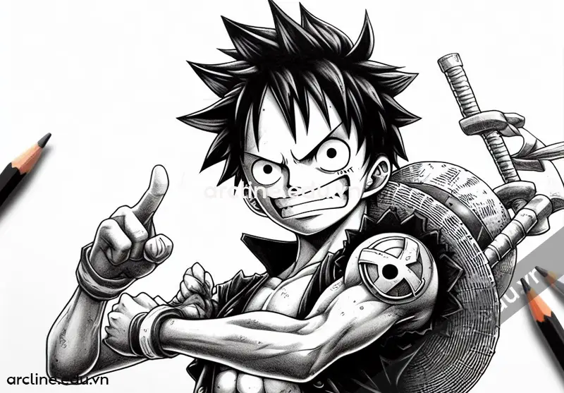 Hướng Dẫn Cách Vẽ Luffy Đơn Giản Vẽ Vua Hải Tặc