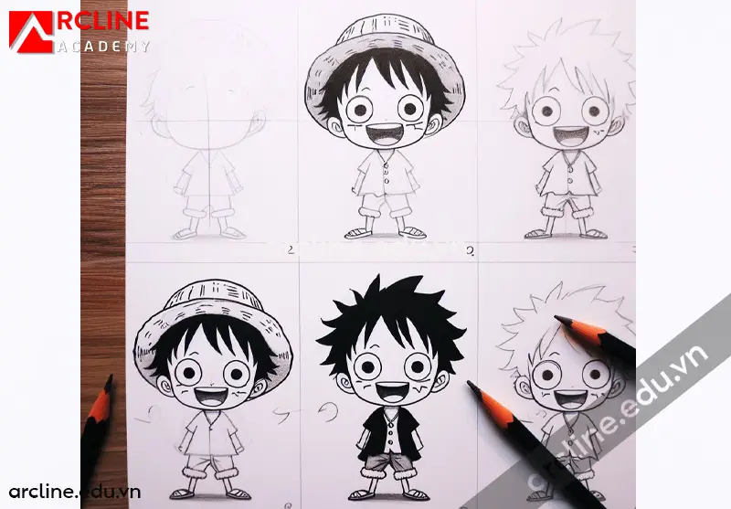 Hướng Dẫn Cách Vẽ Luffy Đơn Giản Vẽ Vua Hải Tặc