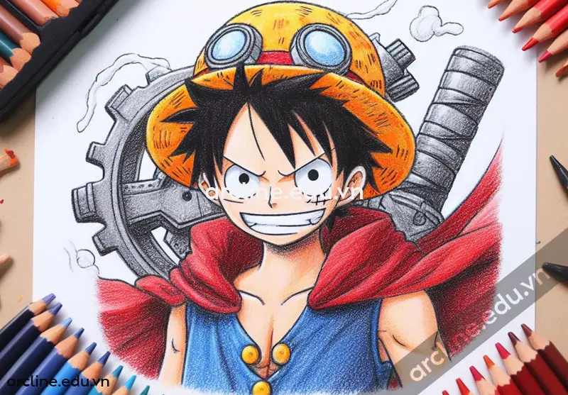 Hướng Dẫn Cách Vẽ Luffy Đơn Giản Vẽ Vua Hải Tặc