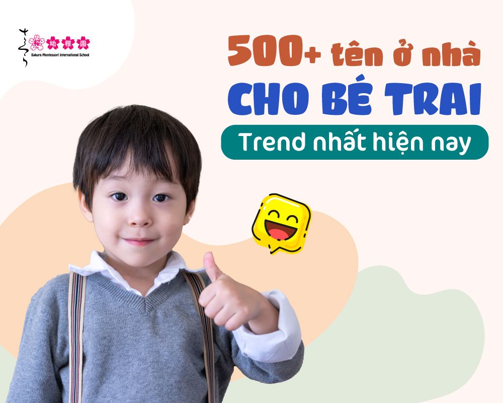 Gợi ý ba mẹ 500+ tên ở nhà cho bé trai TREND nhất hiện nay